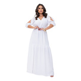 Vestido Longo Princesa Com
