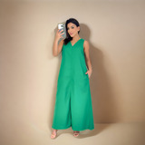 Vestido Longo Regata Forrado