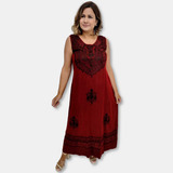 Vestido Longo Regata Indiano