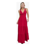 Vestido Longo Rodado Amarracao