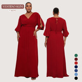 Vestido Longo Slim Festa Eventos Madrinha Show Igreja Casual