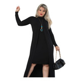 Vestido Longo Sobeprosição Duas Peças Moda Gringa