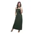 Vestido Longo Tomara Que Caia Com Bolsos Feminino Soltinho