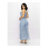Vestido Longo Tranpassado Elegante