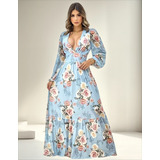 Vestido Longo Tule Com