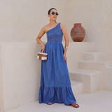Vestido Longo Um Ombro