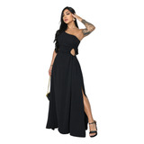 Vestido Longo Um Ombro