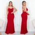 Vestido Longo Verão Rabo De Sereia Sem Manga Lindo