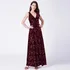 Vestido Longo Vinho Marsala 