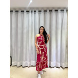 Vestido Longuete Costa Vazada