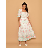 Vestido Longuete Luxo Lese