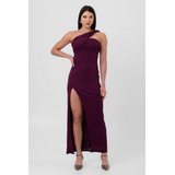 Vestido Lurex Super Midi