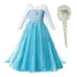 Vestido Luxo Frozen Elsa Infantil Fantasia Princesa + Peruca