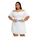 Vestido Macaquinho Plus Size