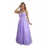 Vestido Madrinha Casamento Longo Decote V Azul