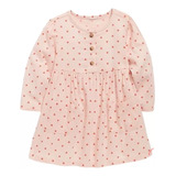 Vestido Manga Longa Coracoes