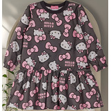 Vestido Manga Longa Estampa