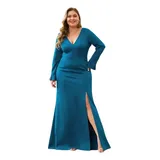 Vestido Manga Longa Ever