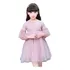 Vestido Manga Longa Festa Cor Nude Rosa Tam 2 Anos Infantil 