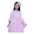 Vestido Manga Longa Menina Festainverno Rosa Tam 3 Anos 