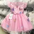 Vestido Marie Jardim Encantado Flores E Borboletas Rosa