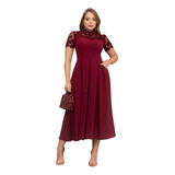 Vestido Max Com Prega