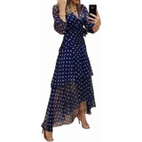 Vestido Maxi De Babados