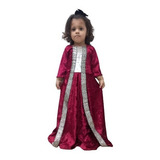 Vestido Medieval Infantil Laura Luxo