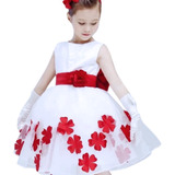 Vestido Menina Florista Flores