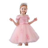 Vestido Menina Infantil Rosa