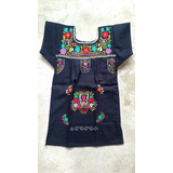 Vestido Mexicano Infantil Bebê T2 Bordado
