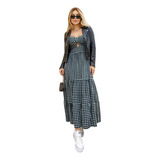 Vestido Midi Alca Regulavel