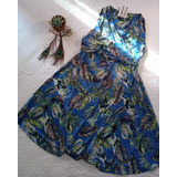 Vestido Midi Azul