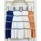 Vestido Midi Com Bordado