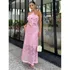 Vestido Midi Com Flor Tricot Elegante Natal Reveillon Crochê