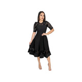 Vestido Midi Detalhe Em