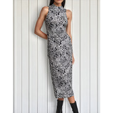 Vestido Midi Em Malha