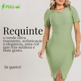 Vestido Midi Evangelico Malha