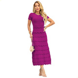 Vestido Midi Evangelico Manga
