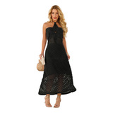 Vestido Midi Festa Tricot