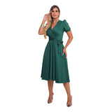 Vestido Midi Gode Canelado