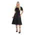 Vestido Midi Godê Manga Curta Moda Evangélica Pronta Entrega