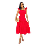 Vestido Midi Malha Lase