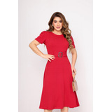 Vestido Midi Moda Crista