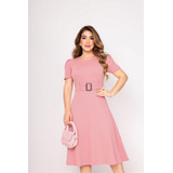 Vestido Midi Moda Crista