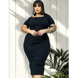 Vestido Midi Plus Size
