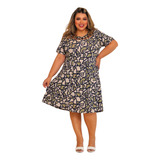 Vestido Midi Plus Size