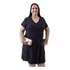 Vestido Midi Preto Final De Ano Casual Feminino Plus Size