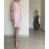 Vestido Midi Rosa Claro