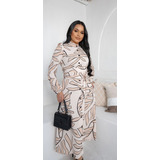 Vestido Midi Tecido Viscolinho